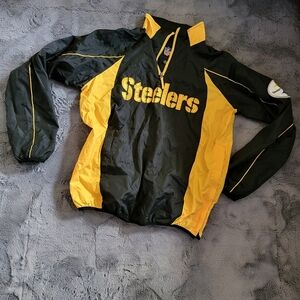 Official NFL Pittsburgh Steelers Windbreaker Jacket, Medium